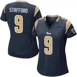 Los Angeles Rams Women's Matthew Stafford Game Team Color Jersey - Navy
