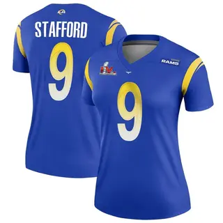 Los Angeles Rams Women's Matthew Stafford Legend Super Bowl LVI Bound Jersey - Royal