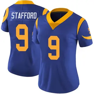 Los Angeles Rams Women's Matthew Stafford Limited Alternate Vapor Untouchable Jersey - Royal