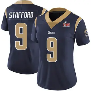 Los Angeles Rams Women's Matthew Stafford Limited Team Color Vapor Untouchable Super Bowl LVI Bound Jersey - Navy