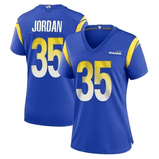 Los Angeles Rams Women's Michael Jordan Game Alternate Jersey - Royal