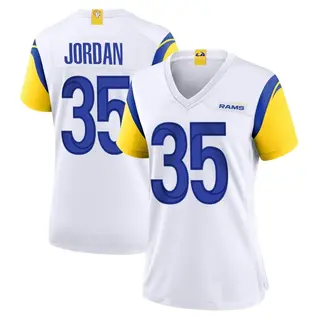 Los Angeles Rams Women's Michael Jordan Game Jersey - White