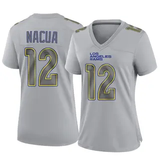 Los Angeles Rams Women's Puka Nacua Game Atmosphere Fashion Jersey - Gray