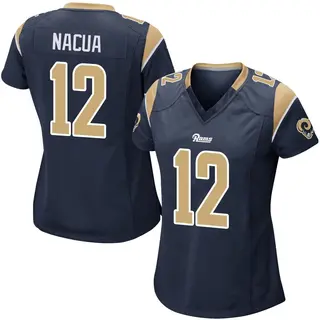 Los Angeles Rams Women's Puka Nacua Game Team Color Jersey - Navy