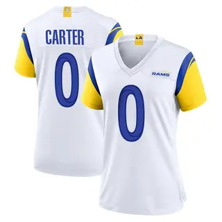 Los Angeles Rams Women's Roger Carter Game Jersey - White