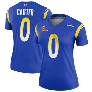 Los Angeles Rams Women's Roger Carter Legend Super Bowl LVI Bound Jersey - Royal