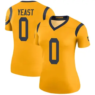 Los Angeles Rams Women's Russ Yeast Legend Color Rush Jersey - Gold