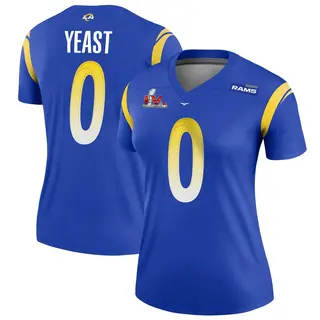 Los Angeles Rams Women's Russ Yeast Legend Super Bowl LVI Bound Jersey - Royal