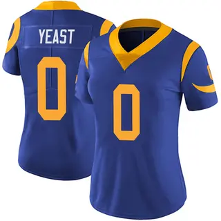 Los Angeles Rams Women's Russ Yeast Limited Alternate Vapor Untouchable Jersey - Royal
