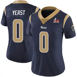 Los Angeles Rams Women's Russ Yeast Limited Team Color Vapor Untouchable Super Bowl LVI Bound Jersey - Navy