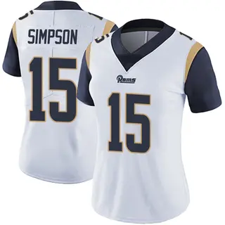 Los Angeles Rams Women's Ty Simpson Limited Vapor Untouchable Jersey - White