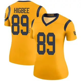 Los Angeles Rams Women's Tyler Higbee Legend Color Rush Jersey - Gold