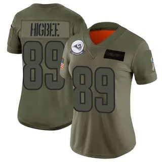 Los Angeles Rams Women's Tyler Higbee Limited 2019 Salute to Service Jersey - Camo