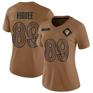 Los Angeles Rams Women's Tyler Higbee Limited 2023 Salute To Service Jersey - Brown