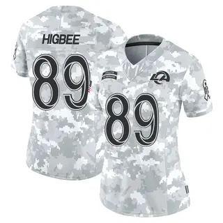 Los Angeles Rams Women's Tyler Higbee Limited 2024 Salute to Service Jersey - Arctic Camo