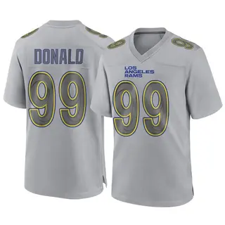 Los Angeles Rams Youth Aaron Donald Game Atmosphere Fashion Jersey - Gray