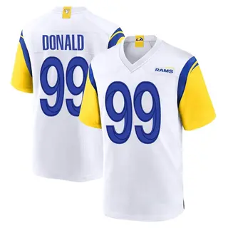 Los Angeles Rams Youth Aaron Donald Game Jersey - White
