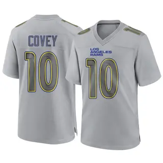 Los Angeles Rams Youth Britain Covey Game Atmosphere Fashion Jersey - Gray