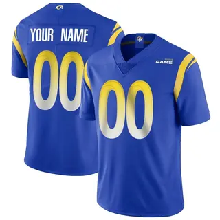 Los Angeles Rams Youth Custom Limited Alternate Vapor Untouchable Jersey - Royal