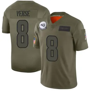 Los Angeles Rams Youth Jared Verse Limited 2019 Salute to Service Jersey - Camo