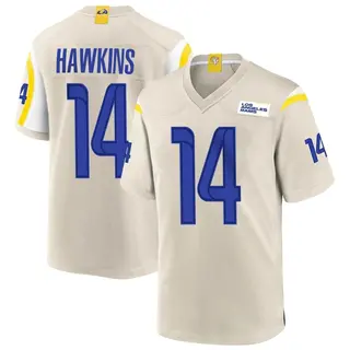 Los Angeles Rams Youth Javian Hawkins Game Bone Jersey