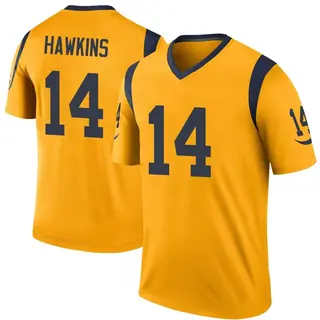 Los Angeles Rams Youth Javian Hawkins Legend Color Rush Jersey - Gold