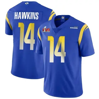 Los Angeles Rams Youth Javian Hawkins Limited Alternate Vapor Untouchable Super Bowl LVI Bound Jersey - Royal