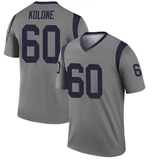 Los Angeles Rams Youth Jeremiah Kolone Legend Inverted Jersey - Gray