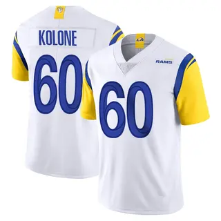 Los Angeles Rams Youth Jeremiah Kolone Limited Vapor Untouchable Jersey - White