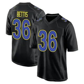 Los Angeles Rams Youth Jerome Bettis Game Fashion Jersey - Black