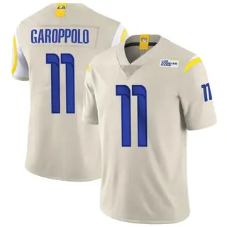 Los Angeles Rams Youth Jimmy Garoppolo Limited Bone Vapor Jersey