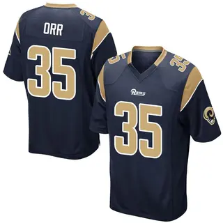 Los Angeles Rams Youth Kareem Orr Game Team Color Jersey - Navy