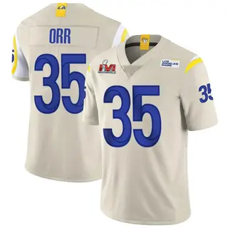 Los Angeles Rams Youth Kareem Orr Limited Bone Vapor Super Bowl LVI Bound Jersey