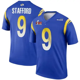Los Angeles Rams Youth Matthew Stafford Legend Super Bowl LVI Bound Jersey - Royal