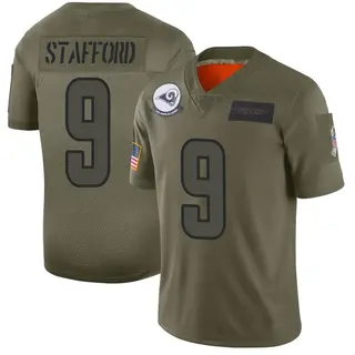 Los Angeles Rams Youth Matthew Stafford Limited 2019 Salute to Service Jersey - Camo