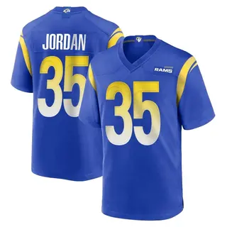 Los Angeles Rams Youth Michael Jordan Game Alternate Jersey - Royal