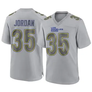 Los Angeles Rams Youth Michael Jordan Game Atmosphere Fashion Jersey - Gray