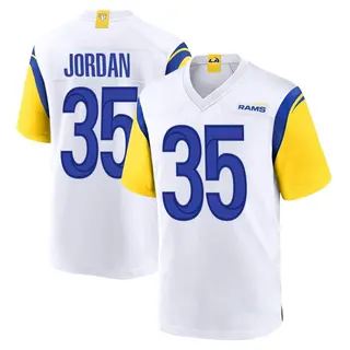 Los Angeles Rams Youth Michael Jordan Game Jersey - White