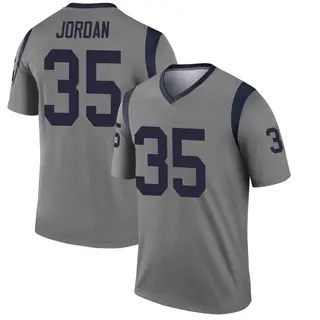 Los Angeles Rams Youth Michael Jordan Legend Inverted Jersey - Gray