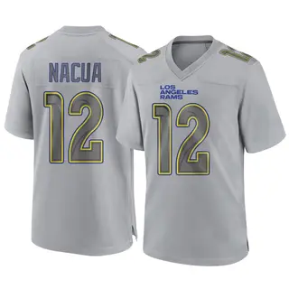 Los Angeles Rams Youth Puka Nacua Game Atmosphere Fashion Jersey - Gray