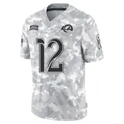 Los Angeles Rams Youth Puka Nacua Limited 2024 Salute to Service Jersey - Arctic Camo