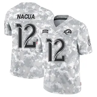 Los Angeles Rams Youth Puka Nacua Limited 2024 Salute to Service Jersey - Arctic Camo