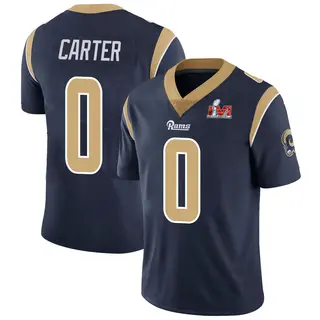 Los Angeles Rams Youth Roger Carter Limited Team Color Vapor Untouchable Super Bowl LVI Bound Jersey - Navy