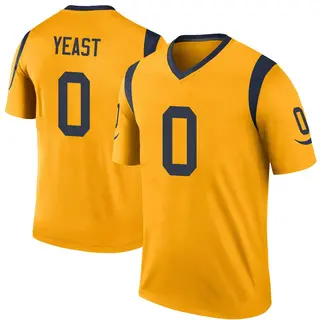 Los Angeles Rams Youth Russ Yeast Legend Color Rush Jersey - Gold