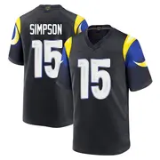 Los Angeles Rams Youth Ty Simpson Game Midnight 2025 Rivalries Collection Jersey - Blue