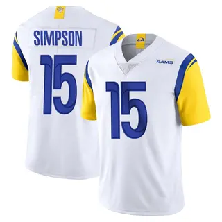Los Angeles Rams Youth Ty Simpson Limited Vapor Untouchable Jersey - White
