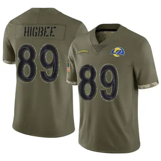 Los Angeles Rams Youth Tyler Higbee Limited 2022 Salute To Service Jersey - Olive