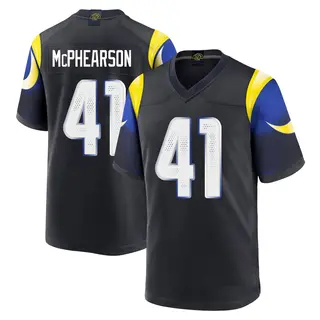 Los Angeles Rams Youth Zech McPhearson Game Midnight 2025 Rivalries Collection Jersey - Blue